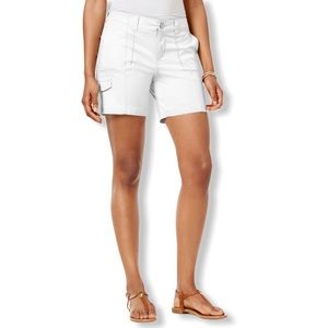 Style & Co Petite Zig-Zag Cargo Shorts